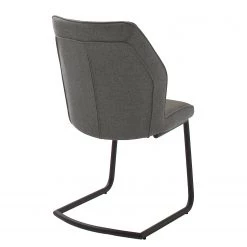 Fredriks Chaises cantilever Macapa (lot de 2) - Imitation cuir / Tissé à plat - Noir - Gris 8 Fredriks Chaises cantilever Macapa (lot de 2) - Imitation cuir / Tissé à plat - Noir - Gris -Meubles de salle à manger Soldes Magasin 1000179034 190725 10291900125 DETAILS P000000001000179034