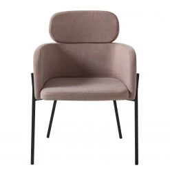 Mørteens Chaises à accoudoirs Menly - Tissu / Métal - Noir - Rose vieilli 18 Mørteens Chaises à accoudoirs Menly - Tissu / Métal - Noir - Rose vieilli -Meubles de salle à manger Soldes Magasin 1000179459 200121 14403000016 DETAILS P000000001000179459