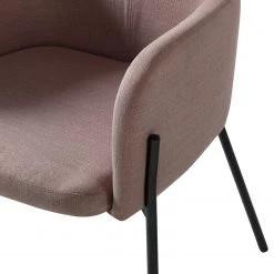 Mørteens Chaises à accoudoirs Menly - Tissu / Métal - Noir - Rose vieilli 21 Mørteens Chaises à accoudoirs Menly - Tissu / Métal - Noir - Rose vieilli -Meubles de salle à manger Soldes Magasin 1000179459 200121 14403000019 DETAILS P000000001000179459