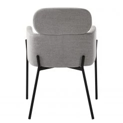 Mørteens Chaises à accoudoirs Menly - Tissu / Métal - Noir - Gris 21 Mørteens Chaises à accoudoirs Menly - Tissu / Métal - Noir - Gris -Meubles de salle à manger Soldes Magasin 1000179460 200121 14403200025 DETAILS P000000001000179460