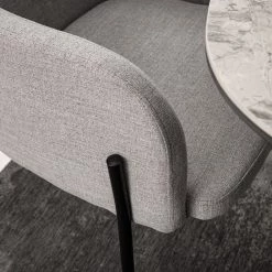 Mørteens Chaises à accoudoirs Menly - Tissu / Métal - Noir - Gris 28 Mørteens Chaises à accoudoirs Menly - Tissu / Métal - Noir - Gris -Meubles de salle à manger Soldes Magasin 1000179460 200122 12294700020 DETAILS P000000001000179460