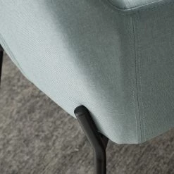 Mørteens Chaises à accoudoirs Mehle - Tissu / Métal - Noir - Vert menthe -Meubles de salle à manger Soldes Magasin 1000179473 200310 11380700051 DETAILS P000000001000179473