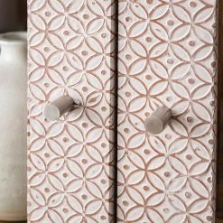 Ars manufacti Vitrine Buuda - Partiellement en acacia massif - Écru / Acacia -Meubles de salle à manger Soldes Magasin 1000182056 200227 06193200020 MOOD DETAILS P000000001000182056 mood