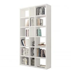 Loftscape Bibliothèque Emporior IX - Blanc crème - Largeur : 120 cm