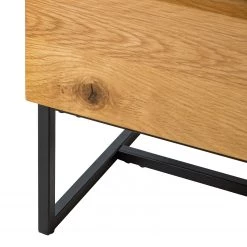 Ars Natura Commode Nozza - Placage en bois véritable - Chêne / Noir -Meubles de salle à manger Soldes Magasin 1000182823 200214 14501900034 DETAILS P000000001000182823