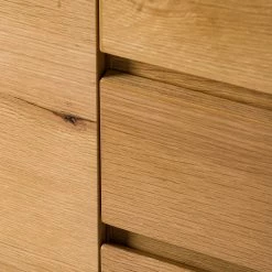 Ars Natura Buffet Nozza I - Placage en bois véritable - Chêne / Noir -Meubles de salle à manger Soldes Magasin 1000182824 200214 14501900044 DETAILS P000000001000182824