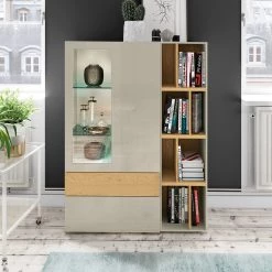 Now! by hülsta Buffet haut hülsta now vision - Gris Sahara brillant 8 Now! by hülsta Buffet haut hülsta now vision - Gris Sahara brillant -Meubles de salle à manger Soldes Magasin 1000183909 190807 12092100018 MOOD DETAILS P000000001000183909 mood