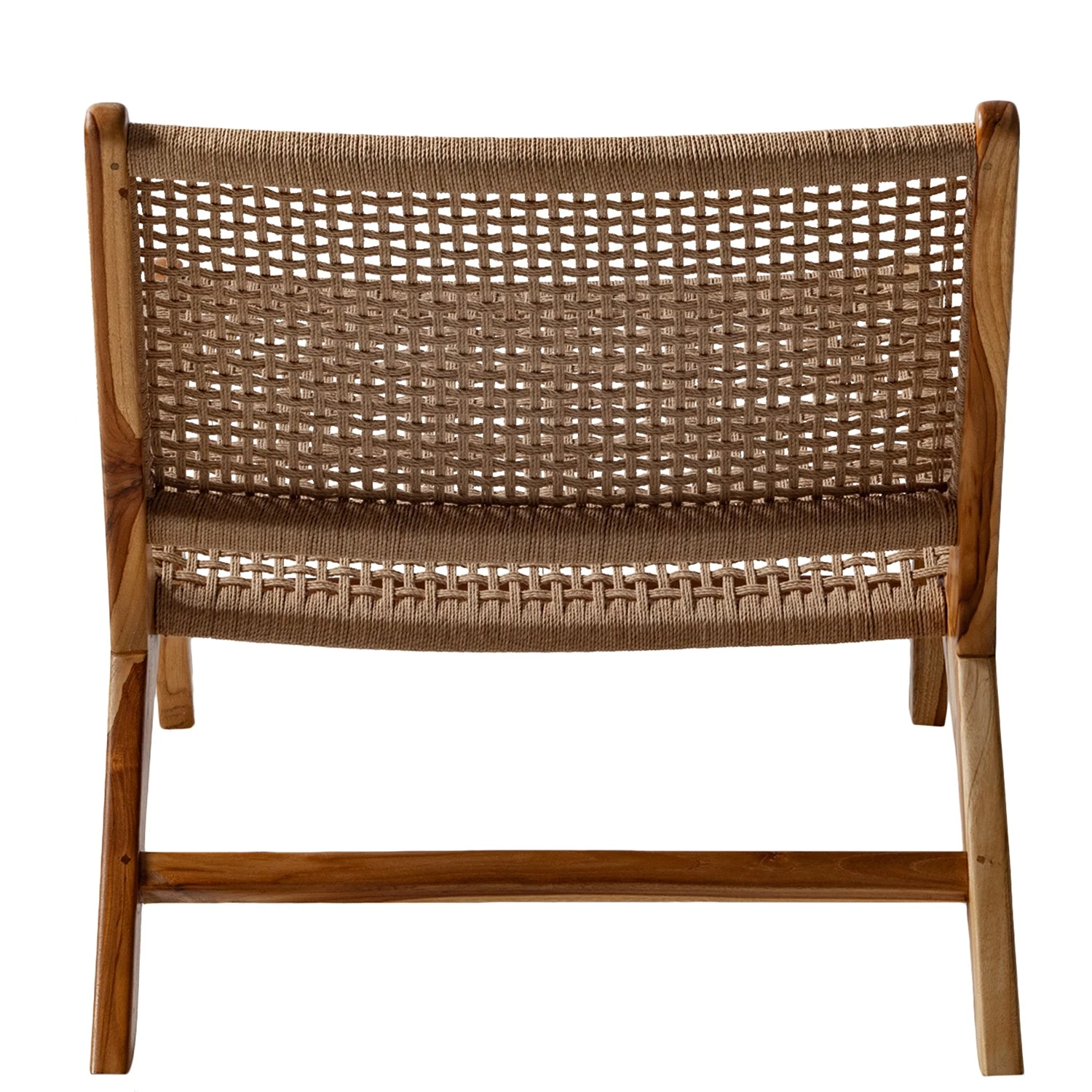 Ars manufacti Fauteuil design Sulina - Rotin /Teck massif - Naturel / Teck 6 Ars manufacti Fauteuil design Sulina - Rotin /Teck massif - Naturel / Teck – Image 6