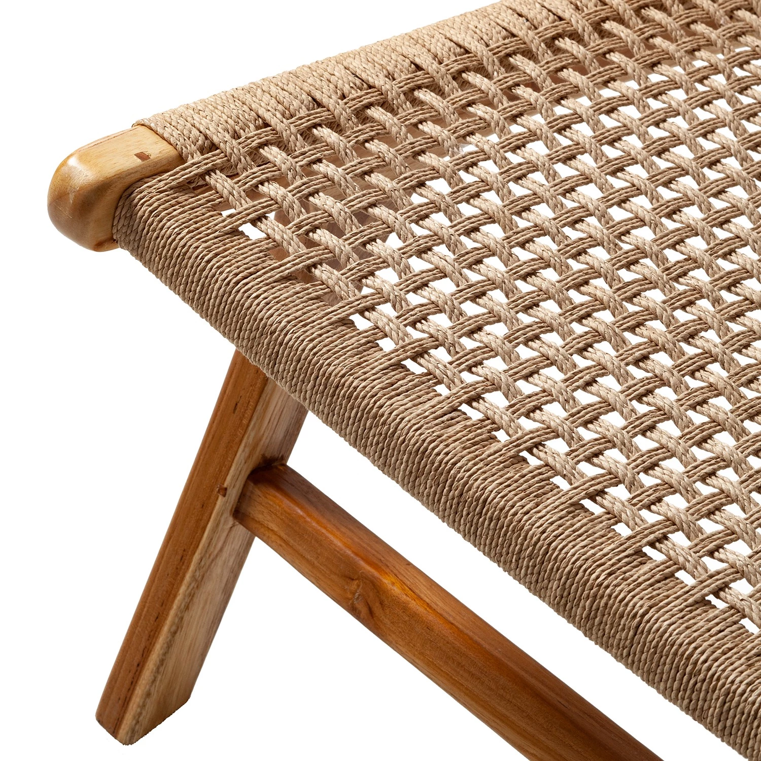 Ars manufacti Fauteuil design Sulina - Rotin /Teck massif - Naturel / Teck 9 Ars manufacti Fauteuil design Sulina - Rotin /Teck massif - Naturel / Teck – Image 9