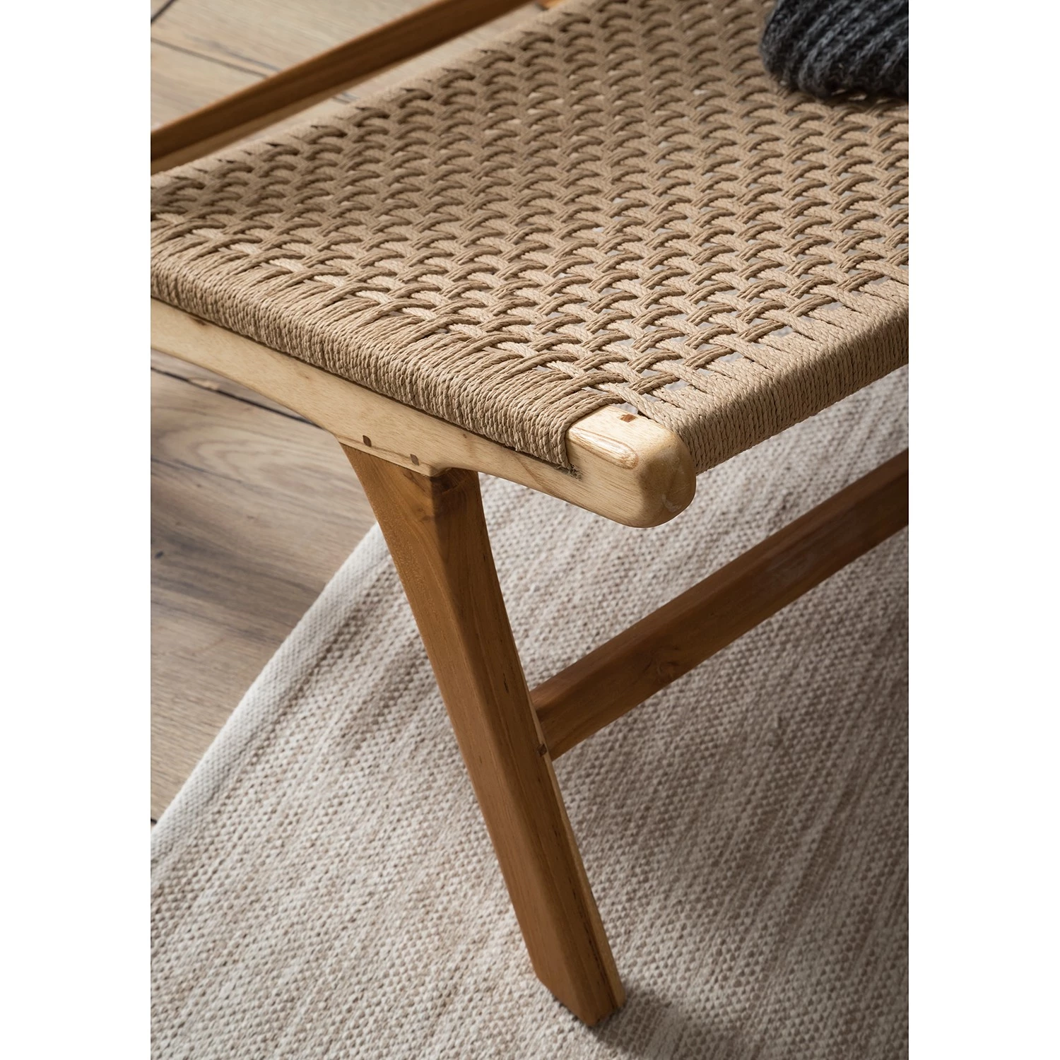 Ars manufacti Fauteuil design Sulina - Rotin /Teck massif - Naturel / Teck 11 Ars manufacti Fauteuil design Sulina - Rotin /Teck massif - Naturel / Teck – Image 11