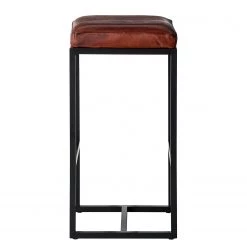 Ars manufacti Tabouret de bar Woodson - Cuir véritable / Métal -Marron cognac / Noir 16 Ars manufacti Tabouret de bar Woodson - Cuir véritable / Métal -Marron cognac / Noir -Meubles de salle à manger Soldes Magasin 1000183945 200206 07294400003 DETAILS P000000001000183945