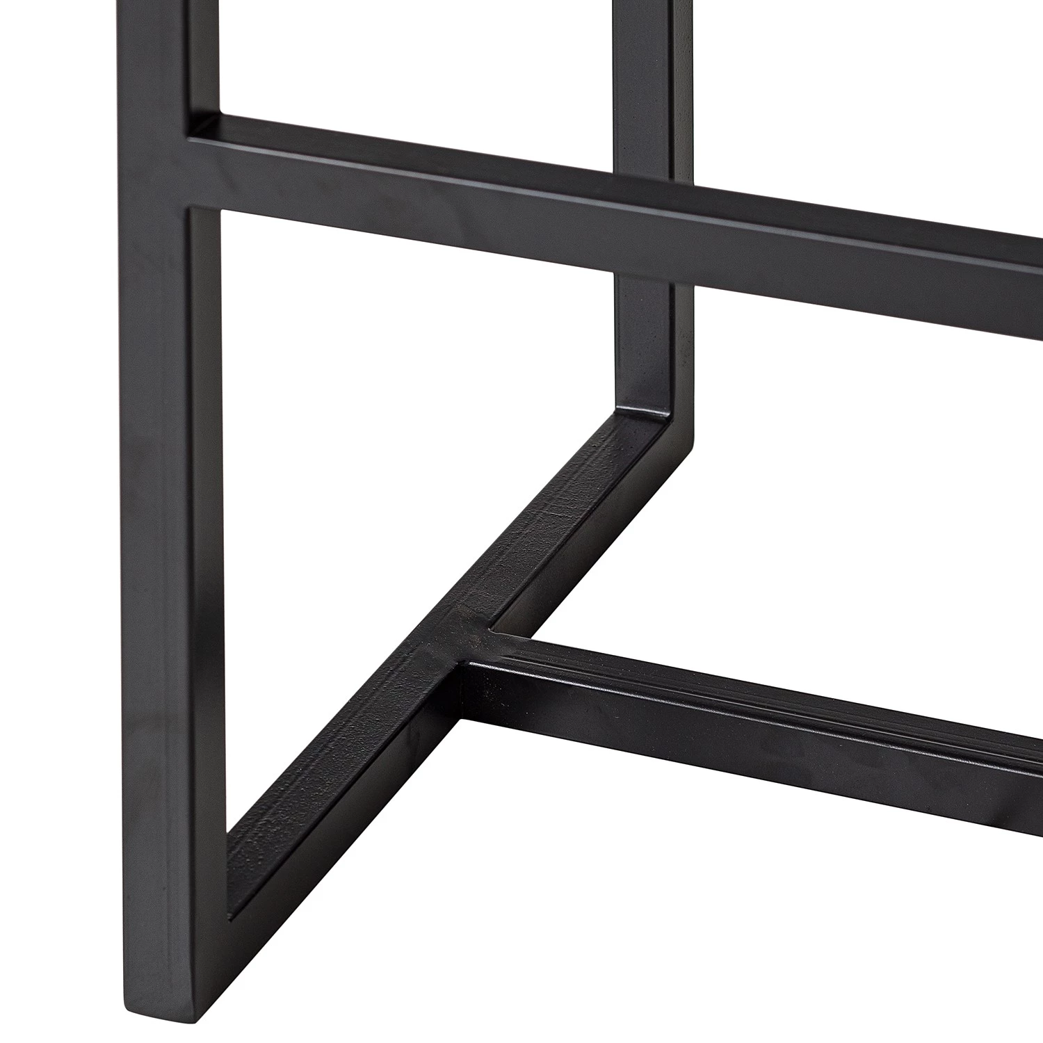 Ars manufacti Tabouret de bar Woodson - Cuir véritable / Métal -Marron cognac / Noir 8 Ars manufacti Tabouret de bar Woodson - Cuir véritable / Métal -Marron cognac / Noir – Image 8