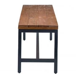 Ars manufacti Banc Grasby I - Pin massif / Métal - Pin foncé / Noir -Meubles de salle à manger Soldes Magasin 1000183986 200406 13020700003 DETAILS P000000001000183986