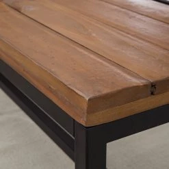 Ars manufacti Banc Grasby I - Pin massif / Métal - Pin foncé / Noir -Meubles de salle à manger Soldes Magasin 1000183986 200414 13512900008 DETAILS P000000001000183986