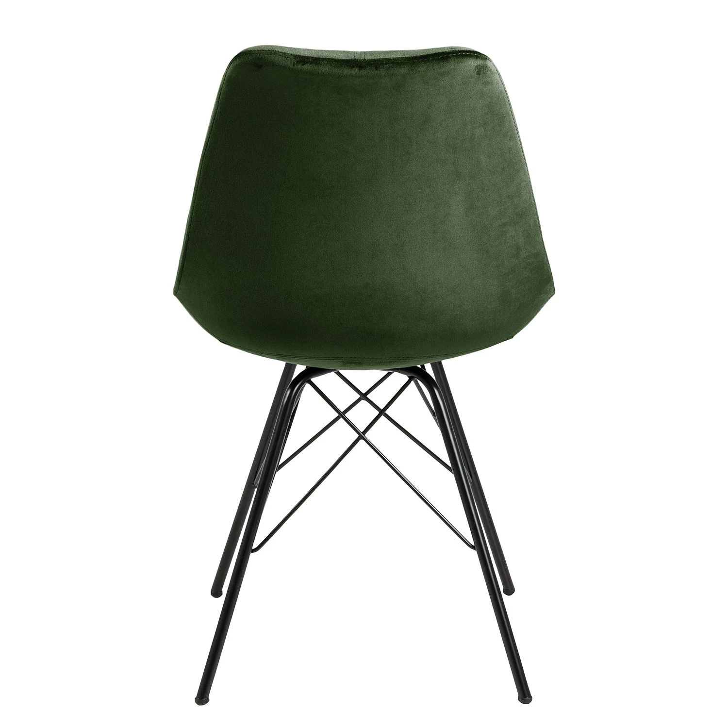 Fredriks Chaises Bonito (lot de 2) - Velours / Fer - Noir - Vert olive 4 Fredriks Chaises Bonito (lot de 2) - Velours / Fer - Noir - Vert olive – Image 4