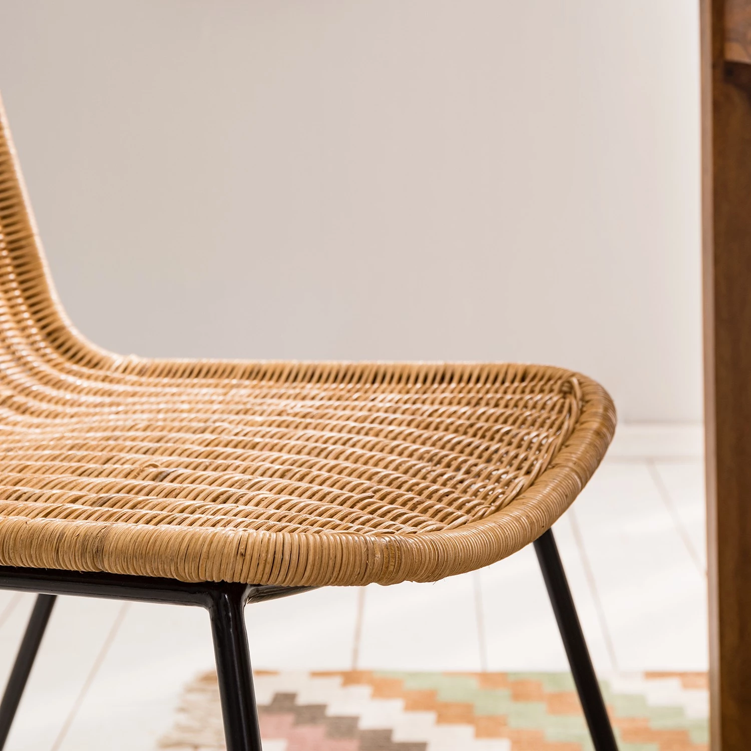 Ars manufacti Chaises Vuna (lot de 2) - Rotin / Métal - Rotin naturel / Noir 12 Ars manufacti Chaises Vuna (lot de 2) - Rotin / Métal - Rotin naturel / Noir – Image 12