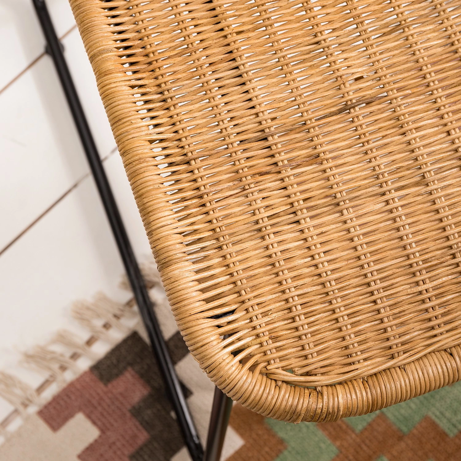 Ars manufacti Chaises Vuna (lot de 2) - Rotin / Métal - Rotin naturel / Noir 13 Ars manufacti Chaises Vuna (lot de 2) - Rotin / Métal - Rotin naturel / Noir – Image 13