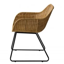 Ars manufacti Chaises à accoudoirs Vuna - Rotin / Métal - Rotin naturel / Noir 17 Ars manufacti Chaises à accoudoirs Vuna - Rotin / Métal - Rotin naturel / Noir -Meubles de salle à manger Soldes Magasin 1000184178 200317 14455800030 DETAILS P000000001000184178