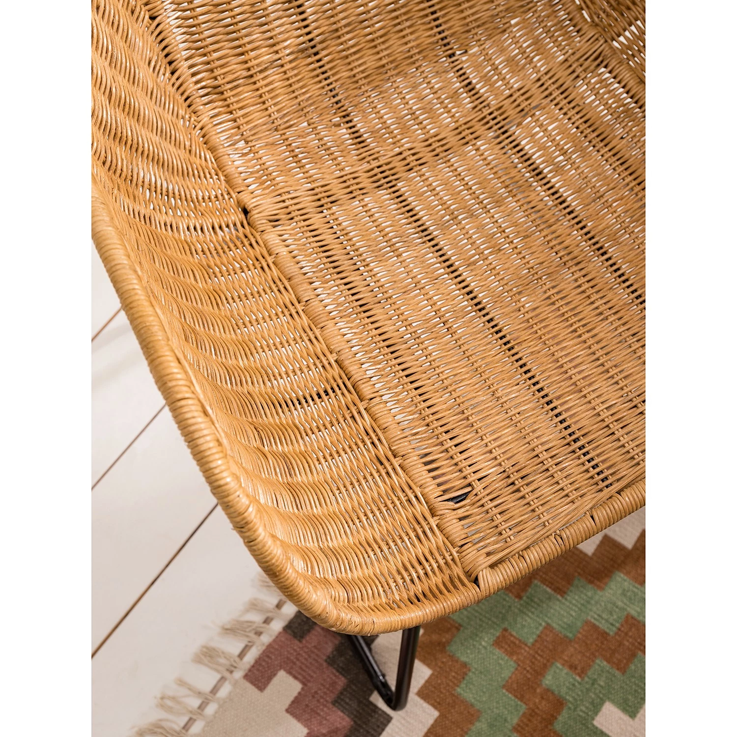 Ars manufacti Chaises à accoudoirs Vuna - Rotin / Métal - Rotin naturel / Noir 13 Ars manufacti Chaises à accoudoirs Vuna - Rotin / Métal - Rotin naturel / Noir – Image 13