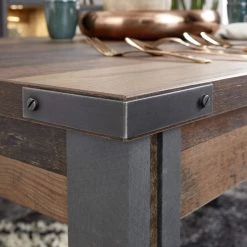 Trendteam Table Prime - Imitation pin recyclé / Anthracite 7 Trendteam Table Prime - Imitation pin recyclé / Anthracite -Meubles de salle à manger Soldes Magasin 1000185534 190905 12594100154 DETAILS P000000001000185534