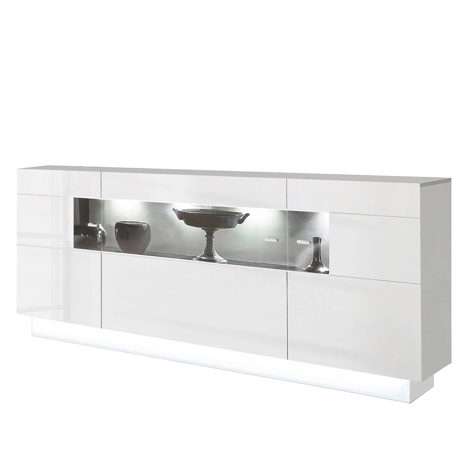 Fredriks Buffet Bylas - Blanc brillant 1 Fredriks Buffet Bylas - Blanc brillant
