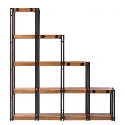 Ars manufacti Étagère Manchester - Acacia massif / Métal - Acacia / Anthracite -Meubles de salle à manger Soldes Magasin 1000187007 200212 11301100002 DETAILS P000000001000187007