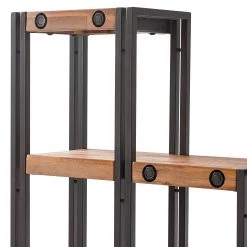 Ars manufacti Étagère Manchester - Acacia massif / Métal - Acacia / Anthracite -Meubles de salle à manger Soldes Magasin 1000187007 200212 11301100005 DETAILS P000000001000187007