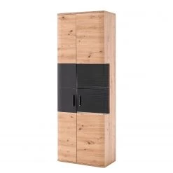 Naturoo Vitrine Callington I - Imitation planches de chêne / Anthracite