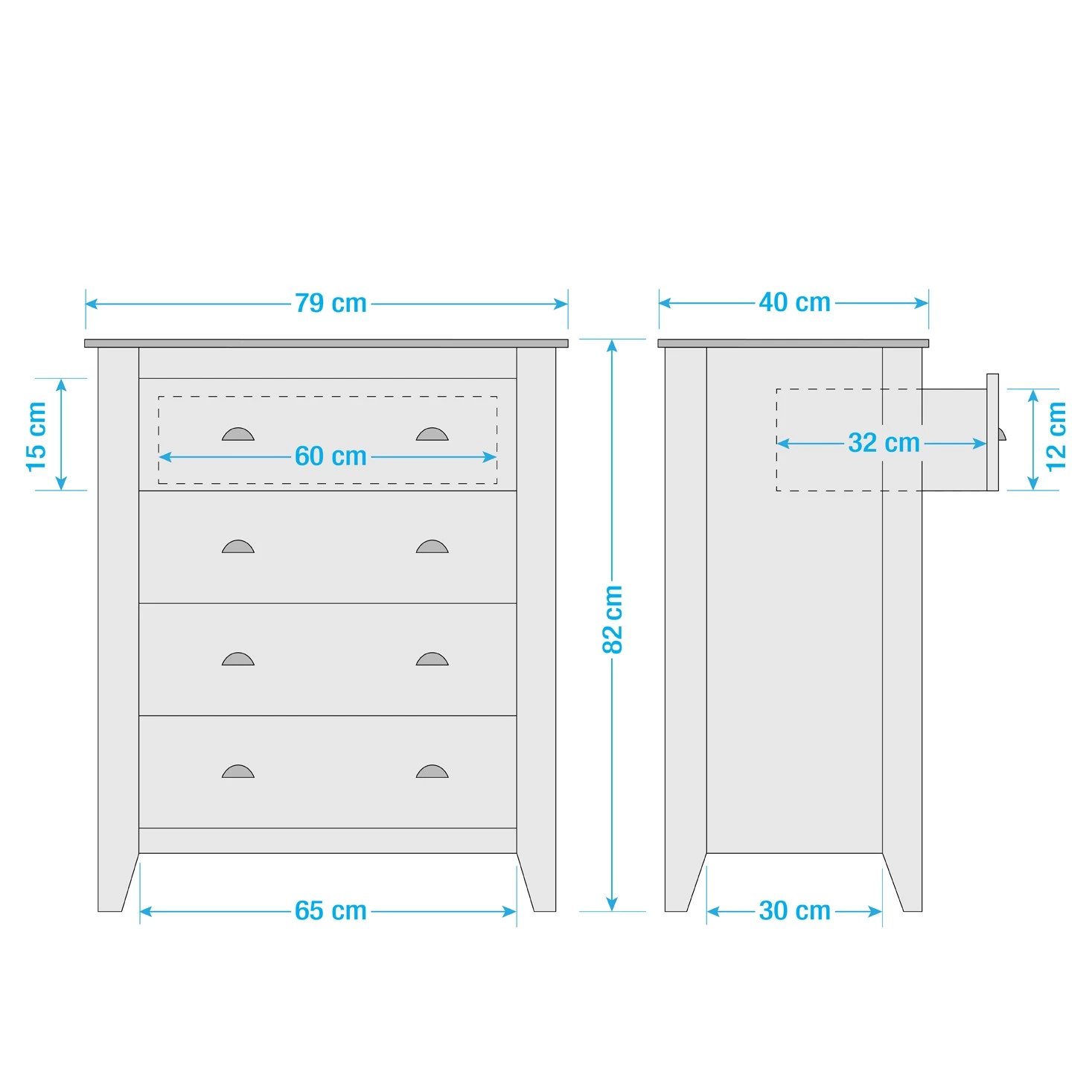 Maison Belfort Commode Rivery II - Pin massif - Blanc 14 Maison Belfort Commode Rivery II - Pin massif - Blanc – Image 14