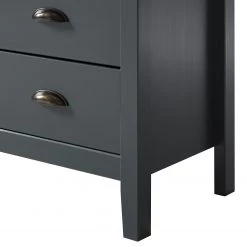 Maison Belfort Commode Rivery I - Pin massif - Anthracite -Meubles de salle à manger Soldes Magasin 1000187568 200205 11113200028 DETAILS P000000001000187568