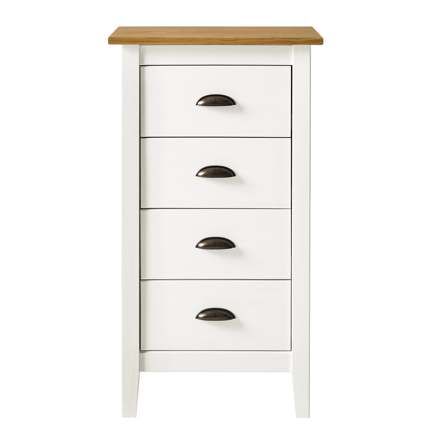 Maison Belfort Commode Rivery I - Pin massif - Blanc 4 Maison Belfort Commode Rivery I - Pin massif - Blanc – Image 4