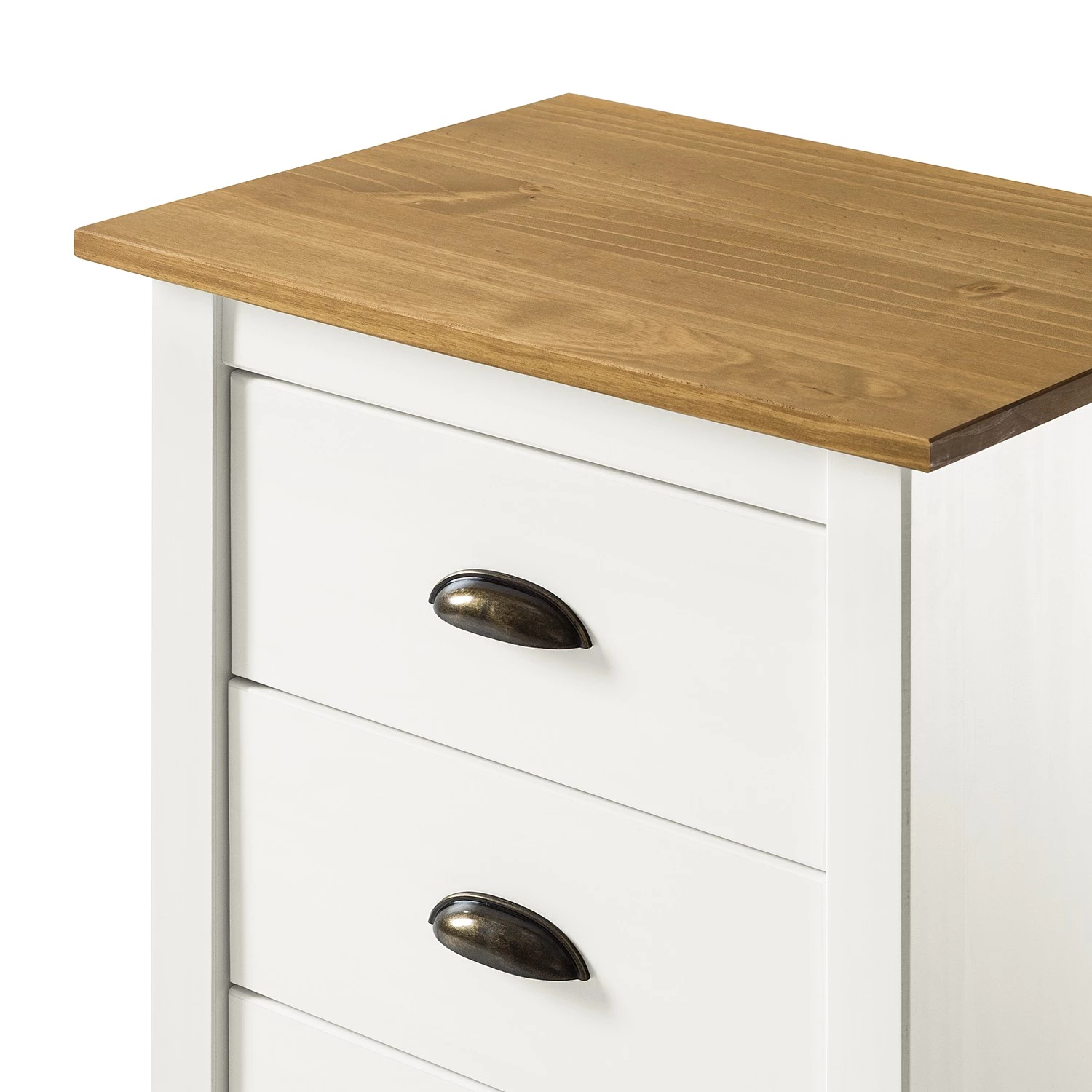 Maison Belfort Commode Rivery I - Pin massif - Blanc 9 Maison Belfort Commode Rivery I - Pin massif - Blanc – Image 9