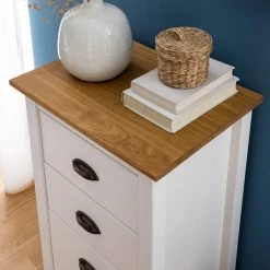 Maison Belfort Commode Rivery I - Pin massif - Blanc 22 Maison Belfort Commode Rivery I - Pin massif - Blanc -Meubles de salle à manger Soldes Magasin 1000187580 200312 14522800030 DETAILS P000000001000187580