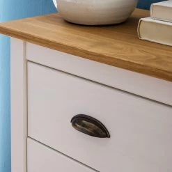 Maison Belfort Commode Rivery I - Pin massif - Blanc 23 Maison Belfort Commode Rivery I - Pin massif - Blanc -Meubles de salle à manger Soldes Magasin 1000187580 200312 14522800031 DETAILS P000000001000187580