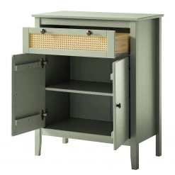Maison Belfort Commode Belleria III - Pin massif - Vert olive clair -Meubles de salle à manger Soldes Magasin 1000187602 200205 11113700187 DETAILS P000000001000187602