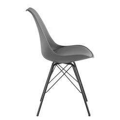 Norrwood Chaises Beatty (lot de 2) - Gris - Noir -Meubles de salle à manger Soldes Magasin 1000189778 191119 12525200034 DETAILS P000000001000189778