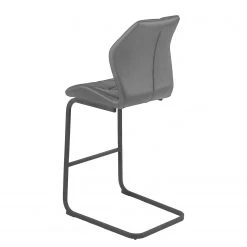 Loftscape Chaises de bar Ivin (lot de 2) - Imitation cuir / Métal - Noir - Gris 9 Loftscape Chaises de bar Ivin (lot de 2) - Imitation cuir / Métal - Noir - Gris -Meubles de salle à manger Soldes Magasin 1000189786 191119 12525500062 DETAILS P000000001000189786