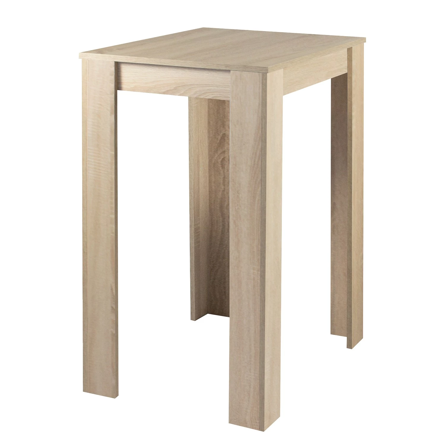 Loftscape Table haute Tickton - Imitation chêne 1 Loftscape Table haute Tickton - Imitation chêne