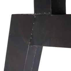 Red Living Table Woodcroft II - Chêne massif / Métal - Chêne / Noir vielli - Largeur : 200 cm -Meubles de salle à manger Soldes Magasin 1000191055 190930 12251200072 DETAILS P000000001000191055