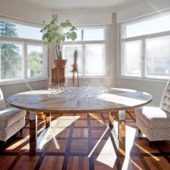 Maison Belfort Table Viello - Orme massif / Acier inoxydable - Orme / Acier inoxydable -Meubles de salle à manger Soldes Magasin 1000191058 190930 12251200084 MOOD DETAILS P000000001000191058 mood