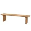 Schösswender Banc Oviedo - Chêne sauvage massif - Chêne sauvage - Largeur : 180 cm