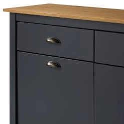 Maison Belfort Buffet Rivery - Pin massif - Anthracite -Meubles de salle à manger Soldes Magasin 1000193132 200220 14361000006 DETAILS P000000001000193132
