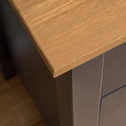 Maison Belfort Buffet Rivery - Pin massif - Anthracite -Meubles de salle à manger Soldes Magasin 1000193132 200302 15340800010 DETAILS P000000001000193132