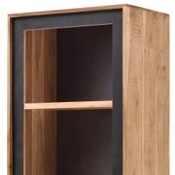 Ars Natura Étagère Weldon - Acacia massif / Placage en pierre / Acacia / Noir -Meubles de salle à manger Soldes Magasin 1000196169 200708 11391700004 DETAILS P000000001000196169