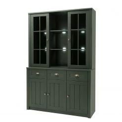 Ridgevalley Vaisselier Beauville I - Vert mousse / Doré