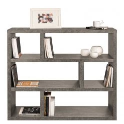 Temahome Étagère Dublin - Imitation béton - Imitation béton - Hauteur : 105 cm -Meubles de salle à manger Soldes Magasin 1000198861 191209 09462800018 DETAILS P000000001000198861