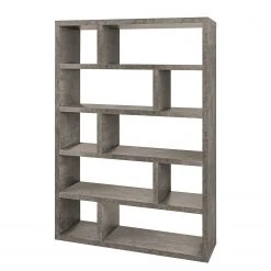 Temahome Étagère Dublin - Imitation béton - Imitation béton - Hauteur : 173 cm