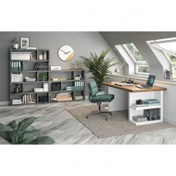 Temahome Étagère Dublin - Imitation béton - Imitation béton - Hauteur : 173 cm -Meubles de salle à manger Soldes Magasin 1000198872 220803 021 MOOD DETAILS P000000001000198872 mood