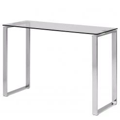 Fredriks Console Unnau I - Verre / Métal - Chrome