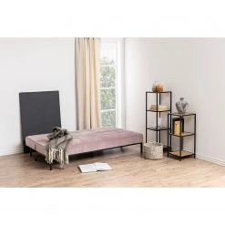 Red Living Étagère Coogee IX - Imitation chêne sauvage / Noir - Hauteur : 120 cm -Meubles de salle à manger Soldes Magasin 1000200154 220215 021 MOOD DETAILS P000000001000200154 mood